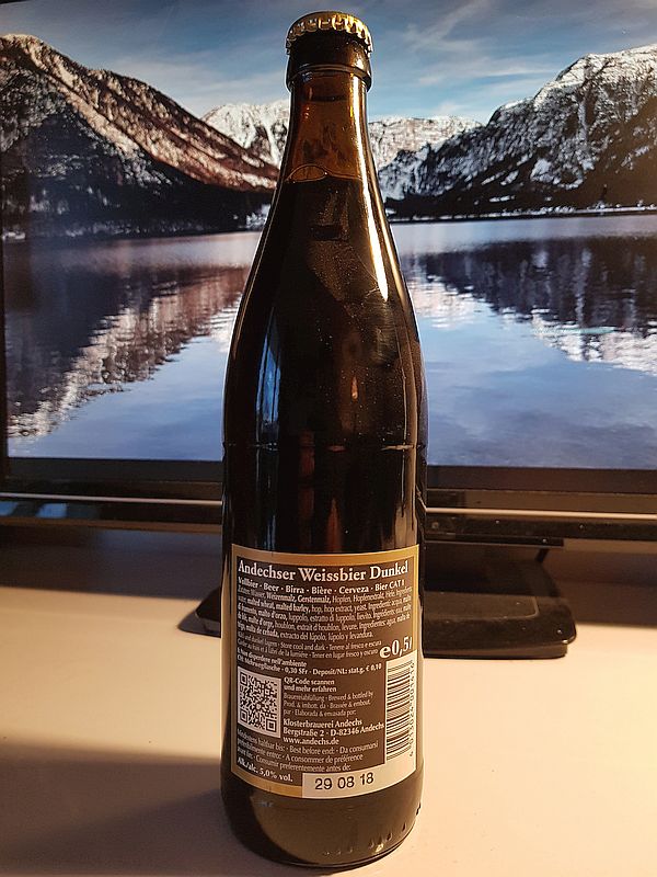 Баварское пиво - Kloster Andechs Weissbier Dunkel 5,0%
