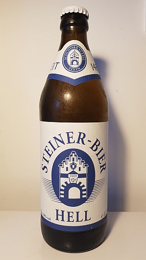 Steiner-Bier Hell (seit 1489) 4,9% производство Schloss Stein, Stein a.d. Traun, Bayern