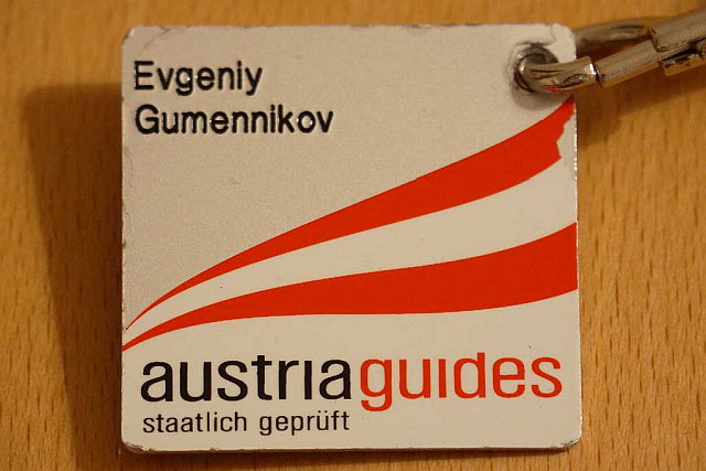 Отличительный знак официального гида в Австрии