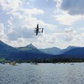 Лётное шоу на озере Вольфгангзее в Зальцкаммергуте Scalaria Air Challenge 2015