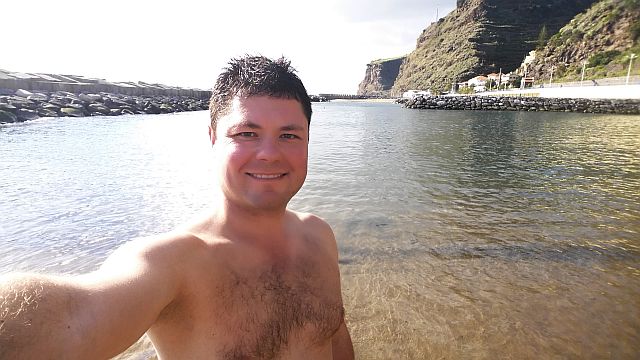 Самое тёплое место Мадейры - пляж Calheta