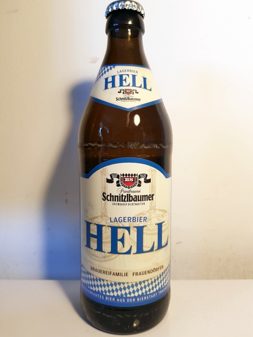 Schnitzlbauer Lagerbier Hell (seit 1575) 4,9%, производство Traunstein, Bayern
