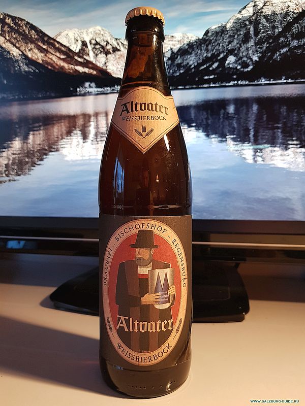 Баварское пиво - Brauerei Bischofshof Altvater Weissbierbock 7,1% производство в Regensburg, Bayern