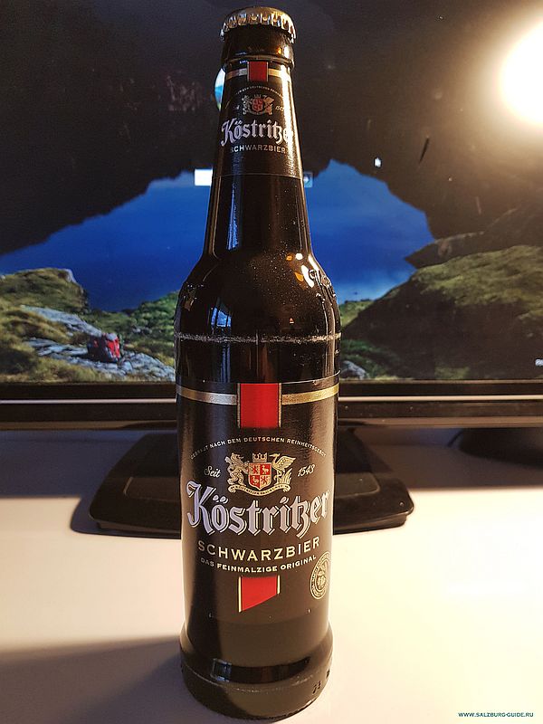 Баварское пиво - Köstritzer Schwarzbier 4,8% (seit 1543) производство Bad Köstritz, Bayern