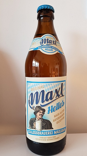 Original Maxl Helles, 5% производство Schlossbrauerei Maxlrain (seit 1636), Bayern
