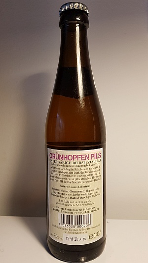 Schönramer Grünhopfen Pils 5%, производство Privatbrauerei Schönram, Bayern