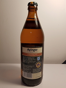Ayinger Jahrhunderbier Export 5,5% (seit 1878) производство в Aying, Bayern