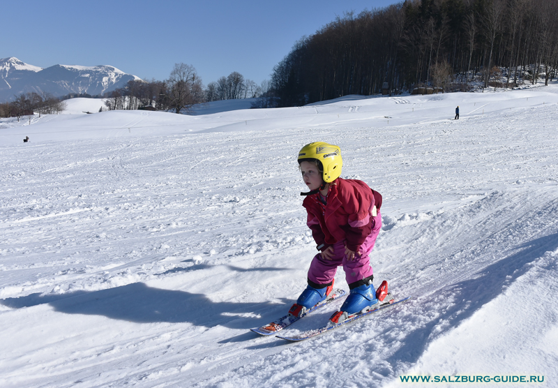 Горные лыжи с детьми