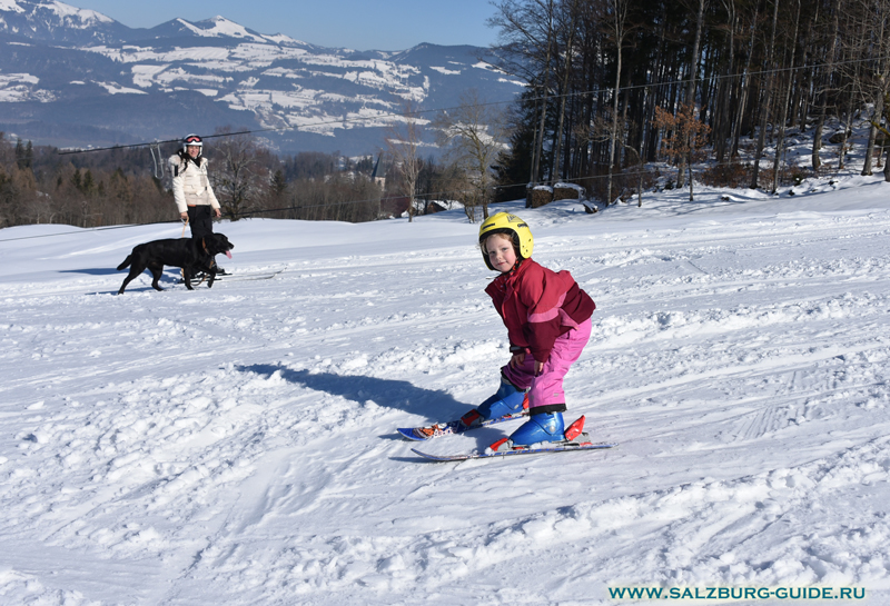 Лыжи для детей в Австрии