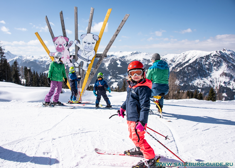 Лыжные курорты для детей в Австрии