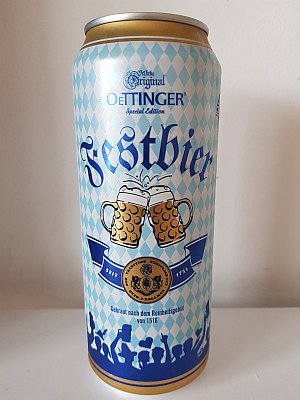 Oettinger Festbier (seit 1731) 5,6% производство Öttingen, Bayern