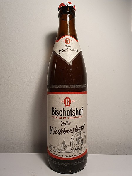 Bischofshof Brauerei (seit 1649) Heller Weissbierbock 7,1% – производство Regensburg, Bavaria