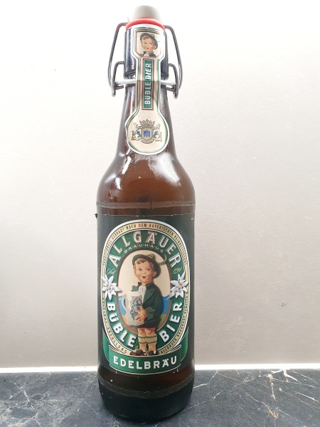 100. Algäuer Büble Helles Bier 5,5%, Edelbräu, Kempten, Bayern, Deutschland