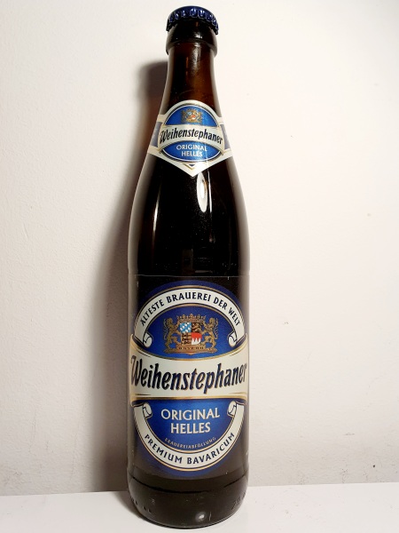 Weihenstephaner Original Helles Bier 5.1%, Bayerische Staatsbrauerei Weinstephan, Freising Deutschland
