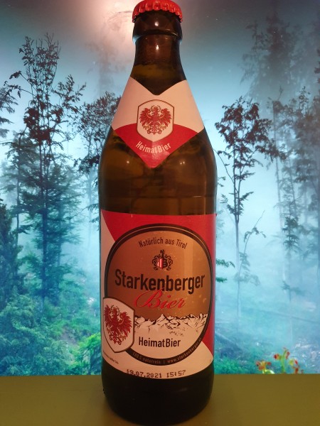 Starkenberger Bier 5%, Brauerei Schloss Starkenberg, Tarrenz, Tirol, Austria