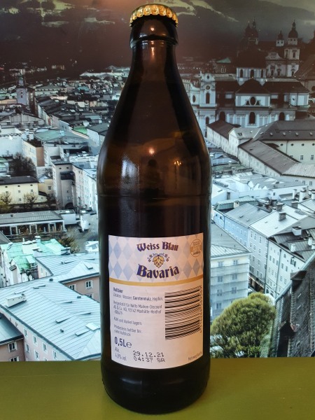 Weiss Blau Bavaria Helles Vollbier 4,8% Brauerei Maxhütte-Haidhof Bayern, Deutschland